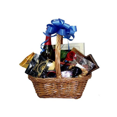 send luxury nut basket to japan